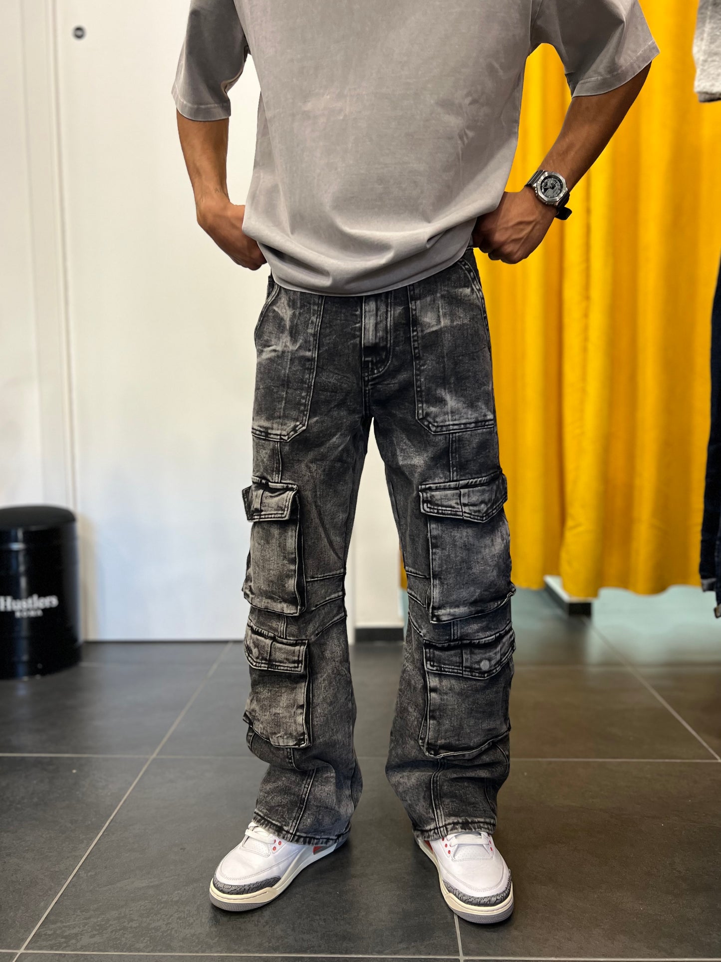 DENIM BAGGY FIT Grigio Scuro