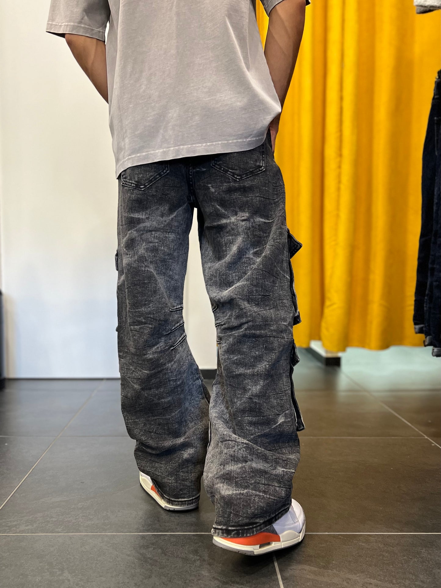 DENIM BAGGY FIT Grigio Scuro