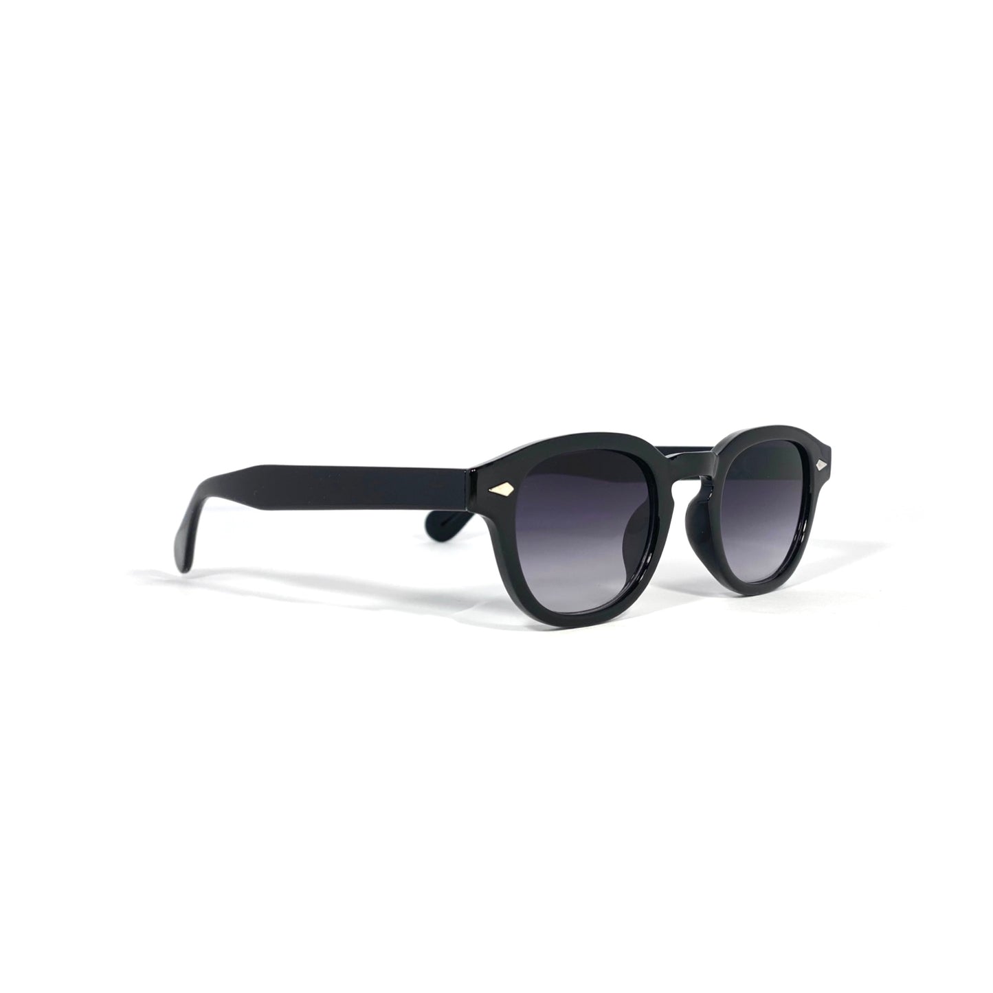 HR Eyewear - EDWARD Nero Lucido Lente Scura Sfumata