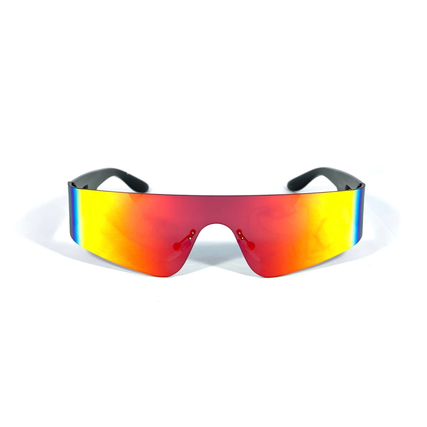 HR Eyewear - IBIZA Nero Lente Scura Specchiata Rainbow