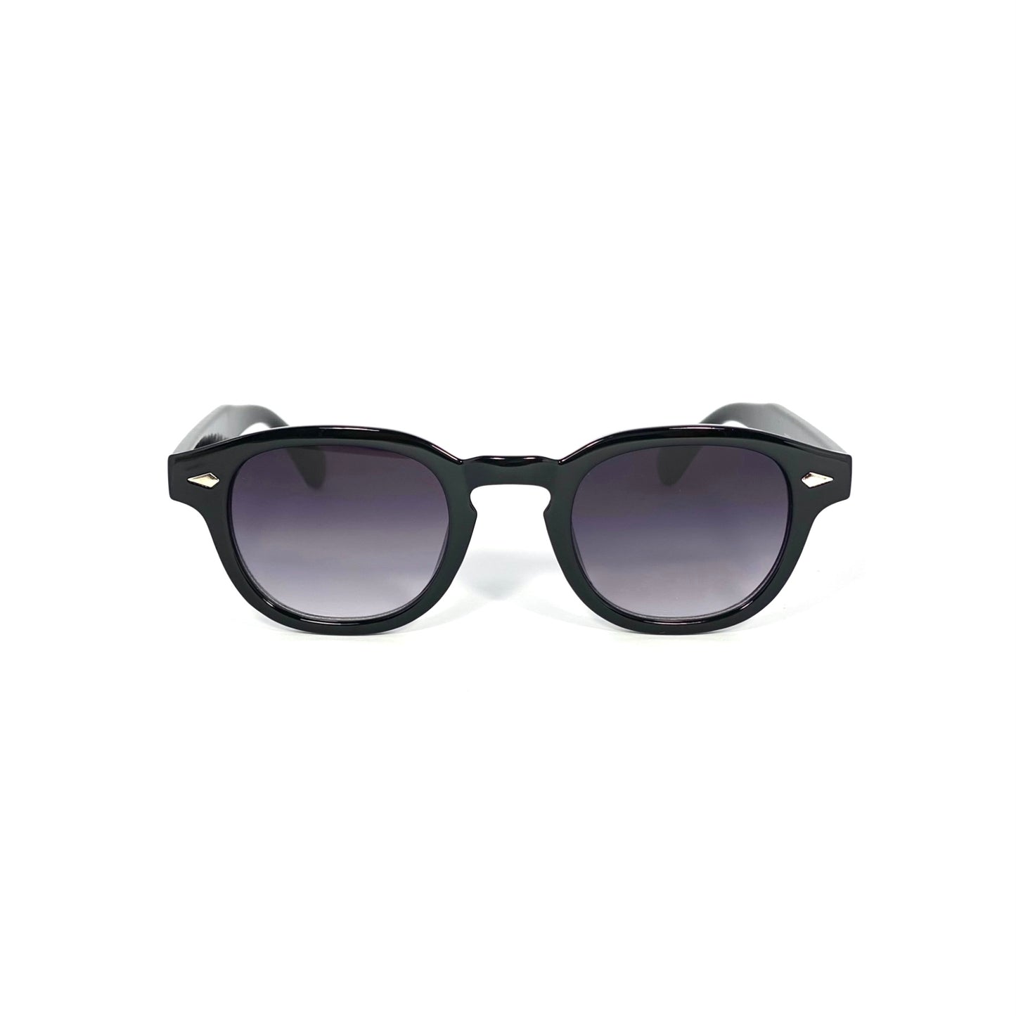 HR Eyewear - EDWARD Nero Lucido Lente Scura Sfumata